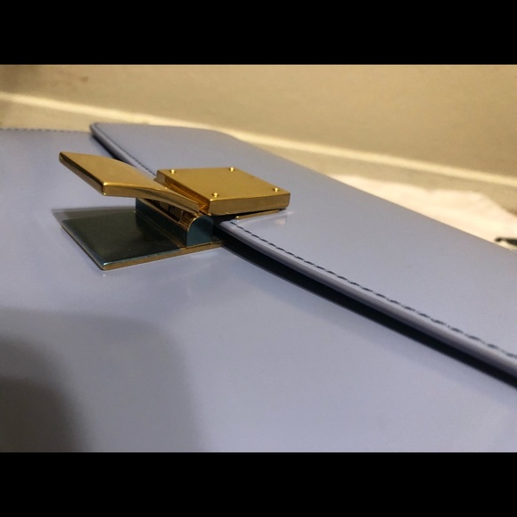 NWT Celine Medium Classic Box Flap Light Blue RARE - Picture 3 of 9